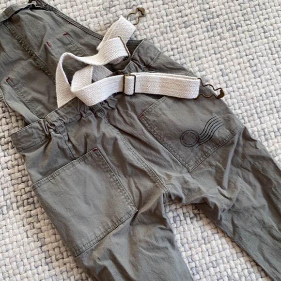 Zara Toddler Overalls Green Cotton - great condition - Picture 2 of 3